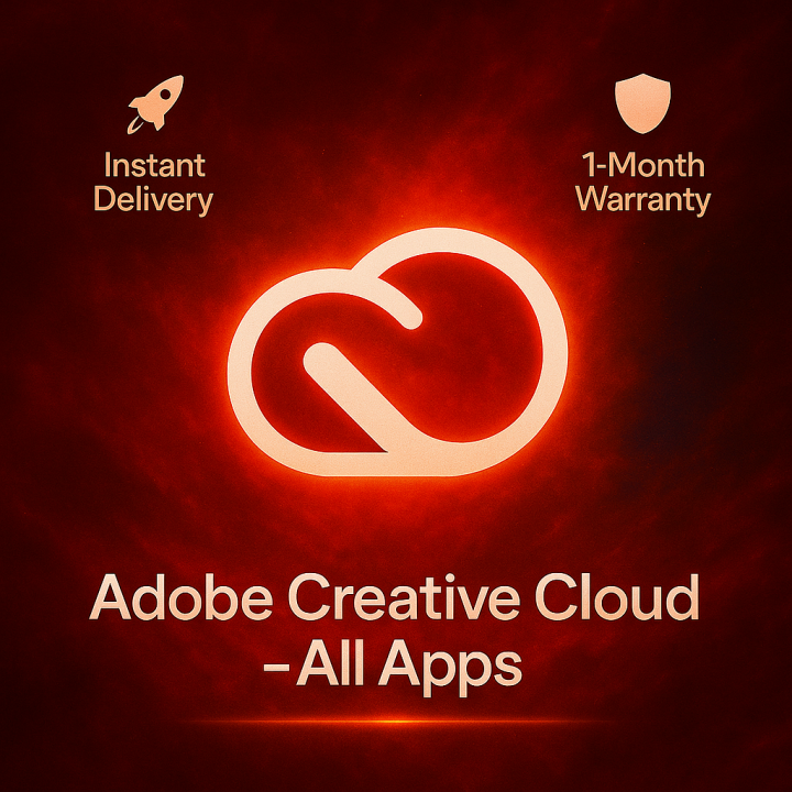 Adobe Creative Cloud All Apps 1 Month Individual Redeem Code — Adobe · Sakane Tech