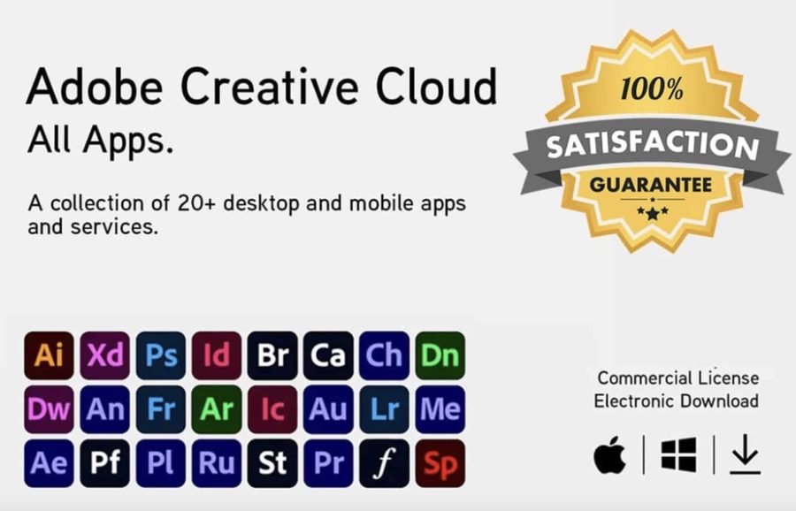 Adobe Creative Cloud All Apps 6 Months Subscription — Adobe · Sakane Tech