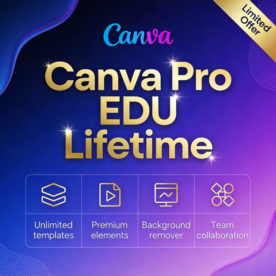 Canva Edu Account Lifetime — Canva · Sakane Tech