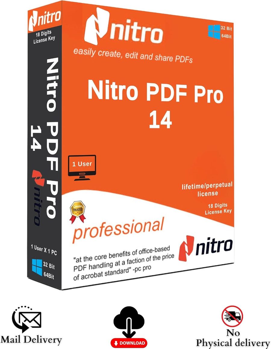 Nitro PDF Pro 14 Lifetime Key — Nitro · Sakane Tech